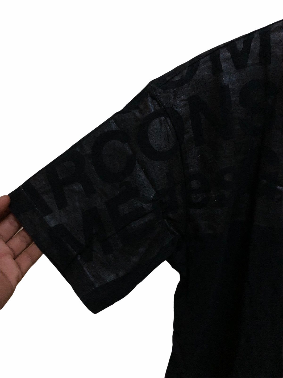 COMME DES GARÇONS HOMME AD2004 OVERPRINT DESIGN Short Sleeve T Shirts