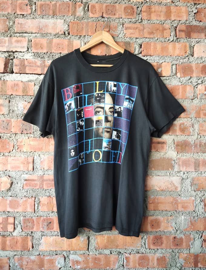 Vintage Distressed Billy Joel Storm Front Tour Merch 89-90