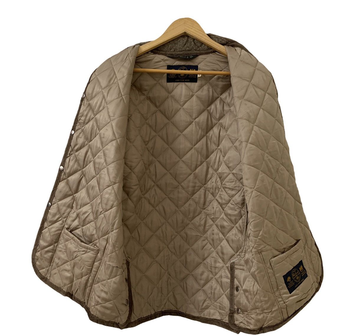 Sugar Cane Sugar Cane X Shetland Islands Quilted Wool Jacket Size US M / EU 48-50 / 2 - 7 Thumbnail