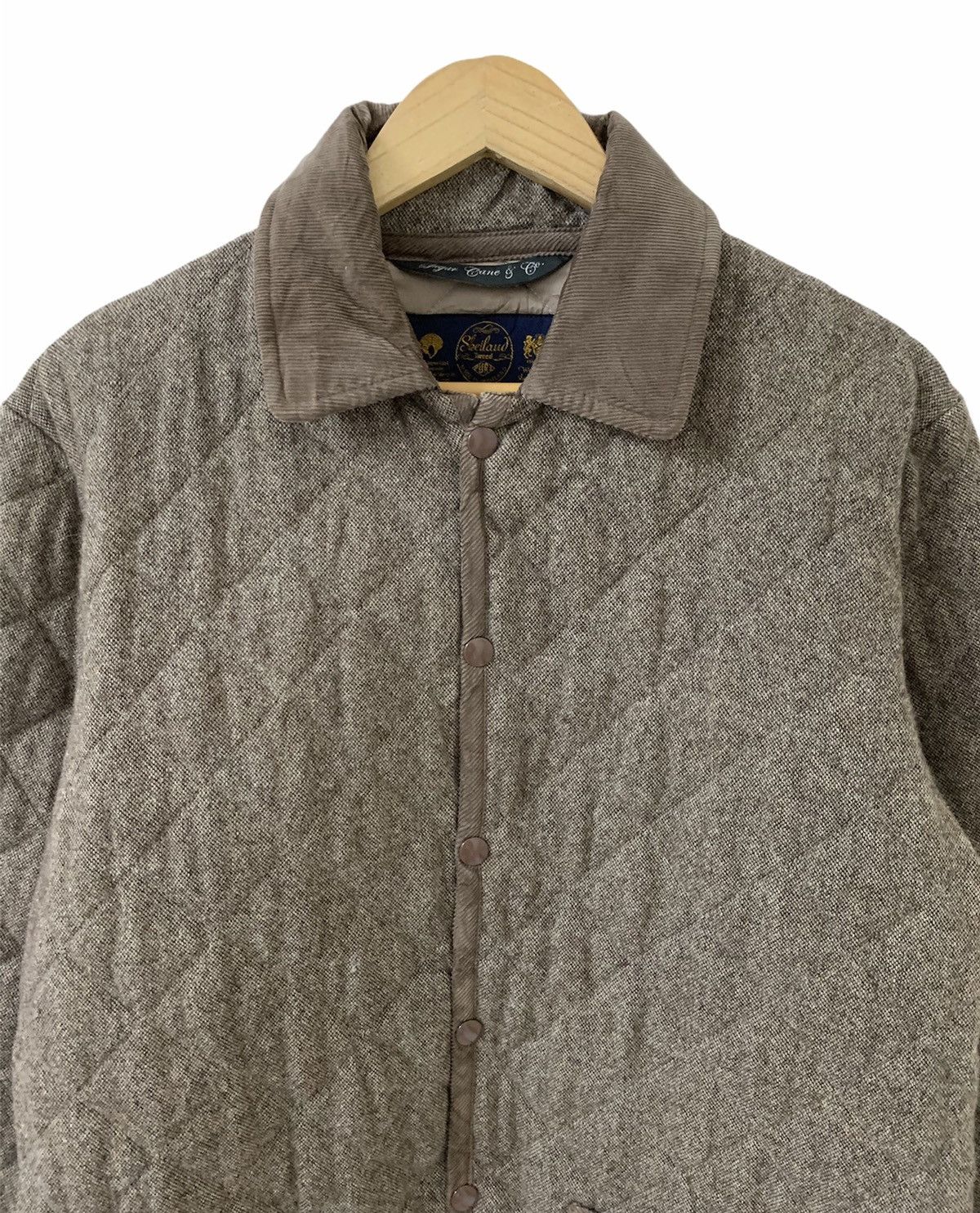 Sugar Cane Sugar Cane X Shetland Islands Quilted Wool Jacket Size US M / EU 48-50 / 2 - 3 Thumbnail