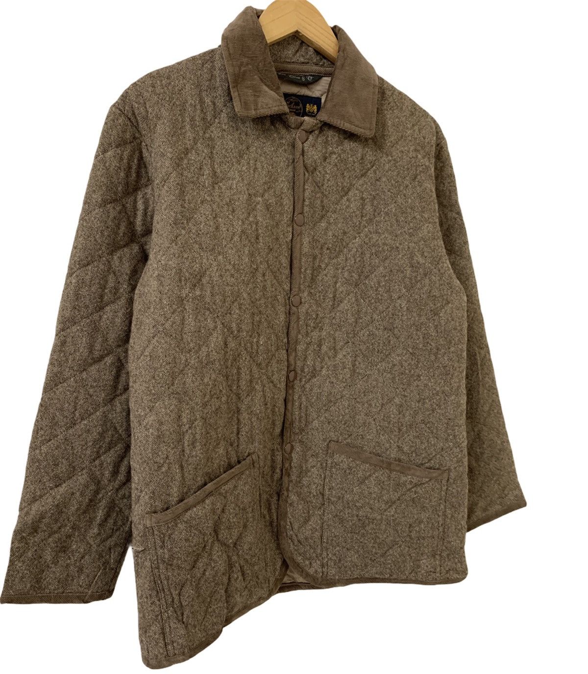 Sugar Cane Sugar Cane X Shetland Islands Quilted Wool Jacket Size US M / EU 48-50 / 2 - 2 Thumbnail