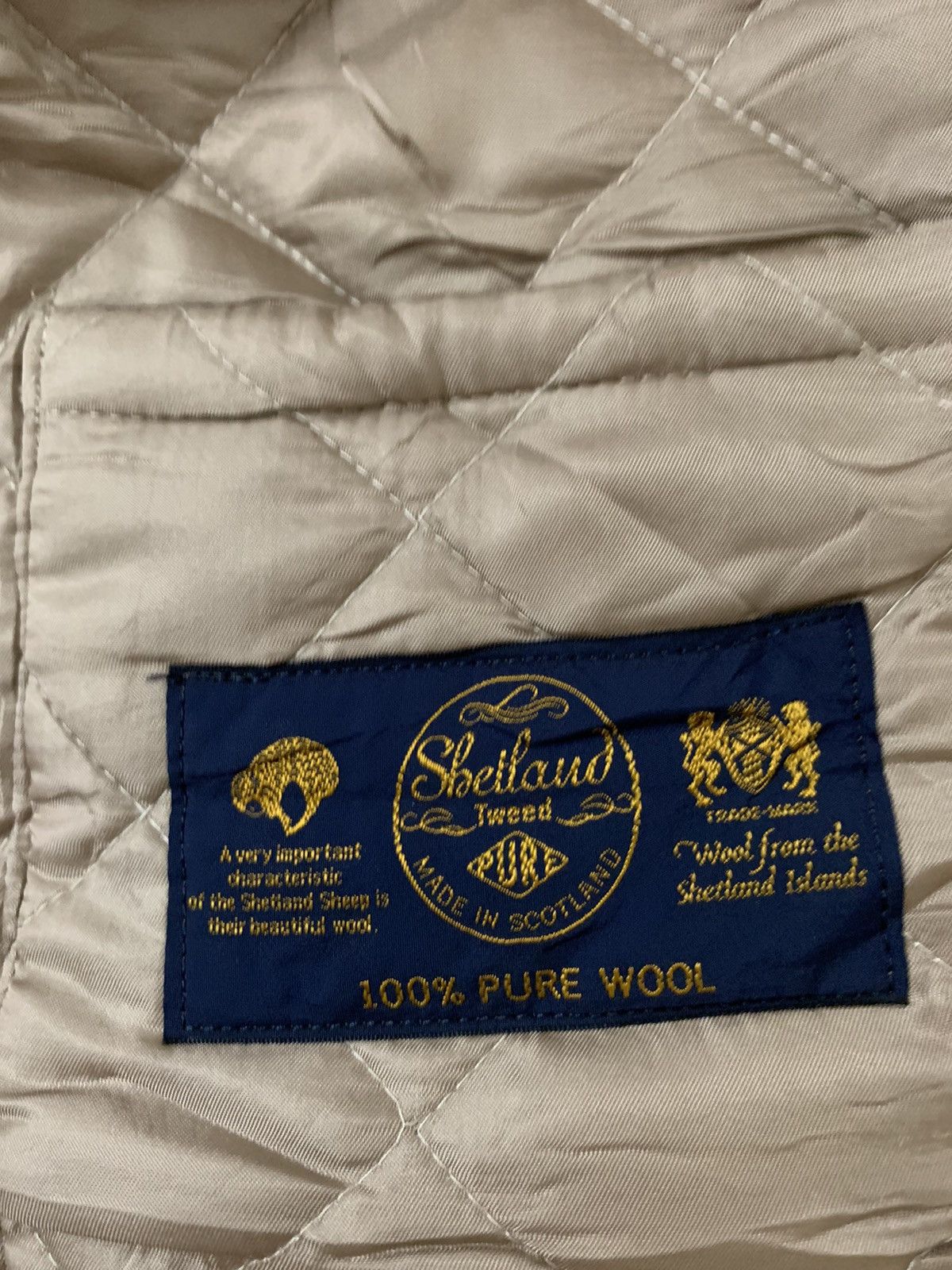 Sugar Cane Sugar Cane X Shetland Islands Quilted Wool Jacket Size US M / EU 48-50 / 2 - 10 Thumbnail