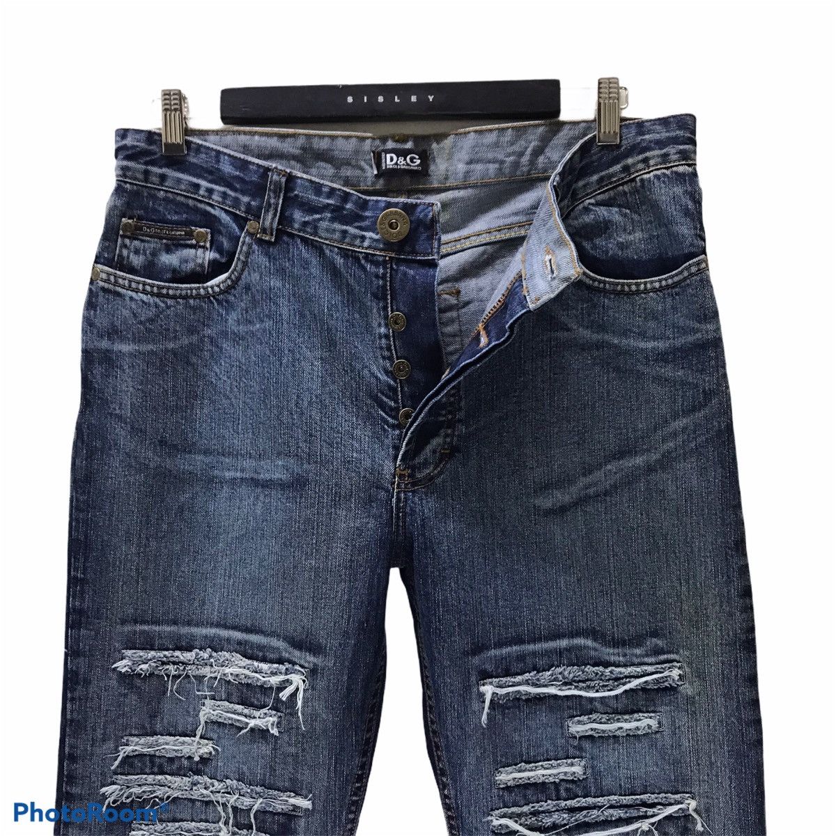Dolce & Gabbana Dolce & Gabbana Distressed Denim Jeans Size US 34 / EU 50 - 3 Thumbnail