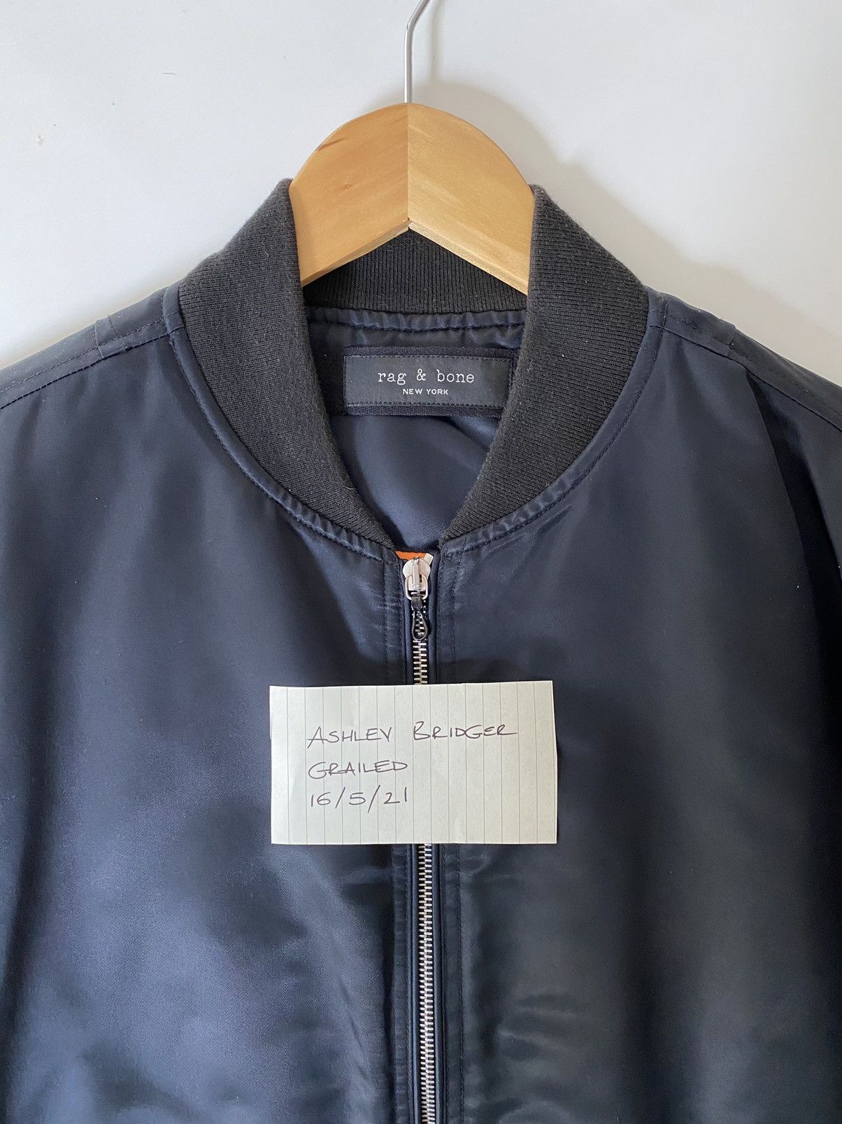 Rag & Bone Rag & Bone - Manston Nylon Bomber Jacket - Black Size US M / EU 48-50 / 2 - 3 Thumbnail