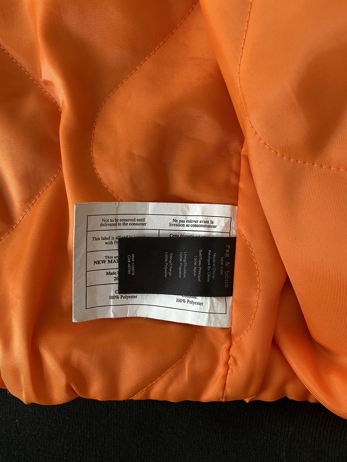 Rag & Bone Rag & Bone - Manston Nylon Bomber Jacket - Black Size US M / EU 48-50 / 2 - 7 Thumbnail