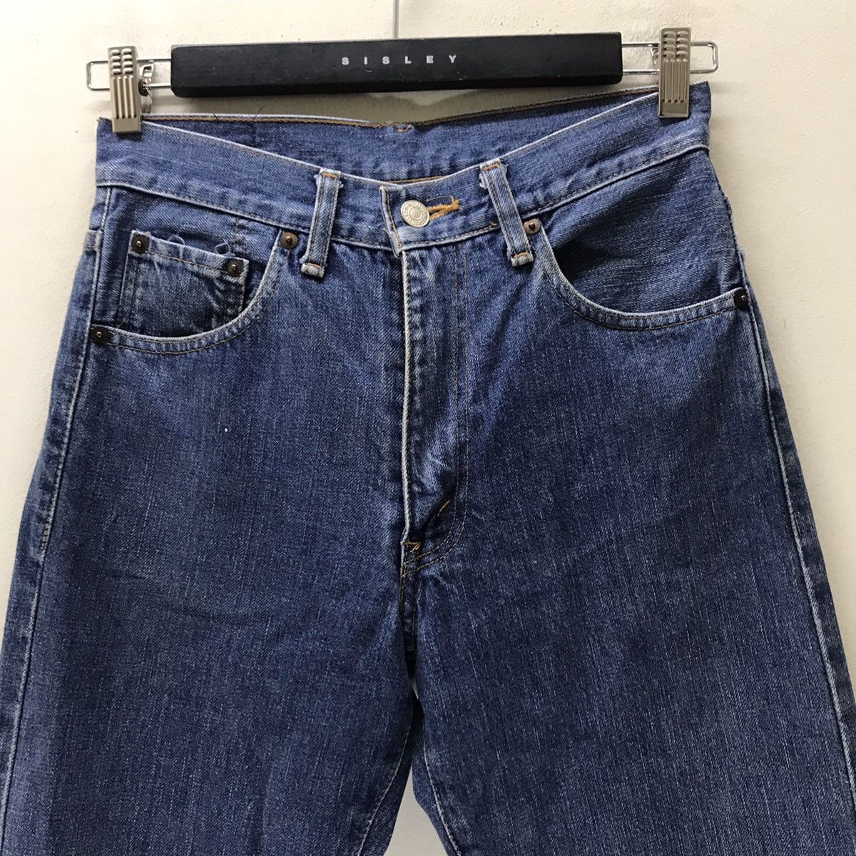 Vintage Levis Big E 502xx Distressed Denim Selvedge