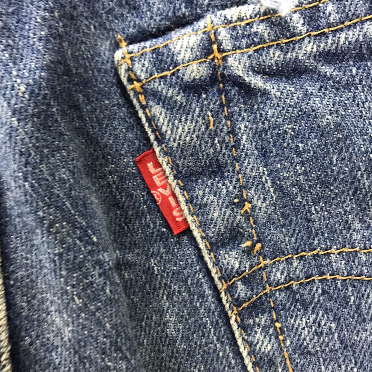 Vintage Levis Big E 502xx Distressed Denim Selvedge