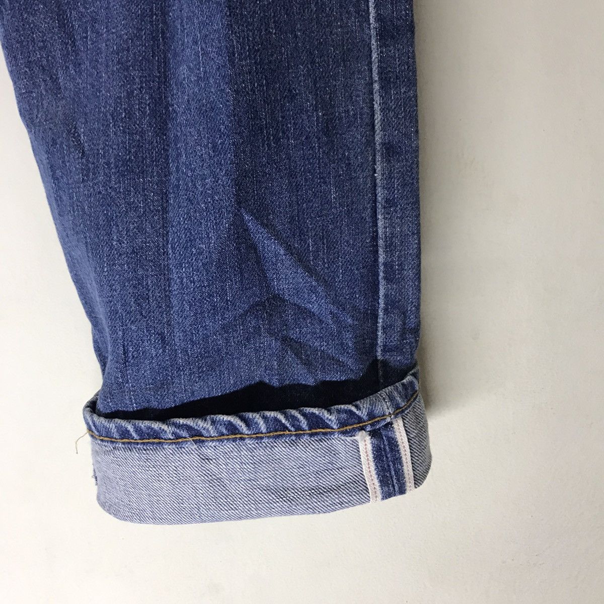 Vintage Levis Big E 502xx Distressed Denim Selvedge