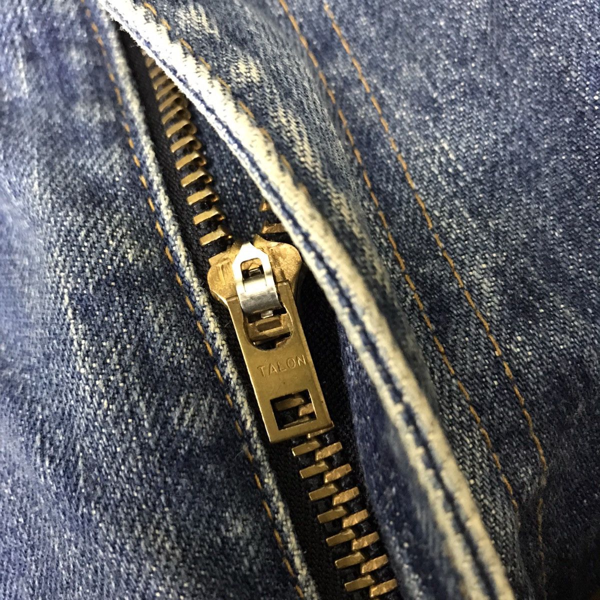 Vintage Levis Big E 502xx Distressed Denim Selvedge