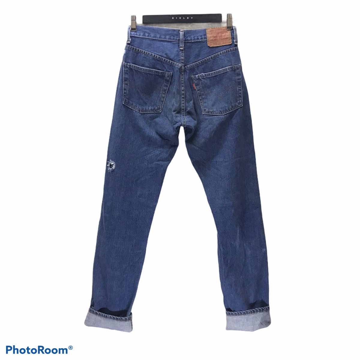 Vintage Levis Big E 502xx Distressed Denim Selvedge