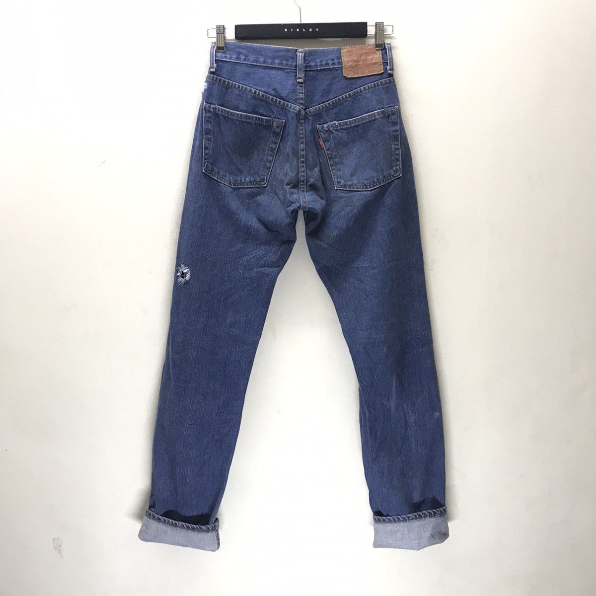 Vintage Levis Big E 502xx Distressed Denim Selvedge