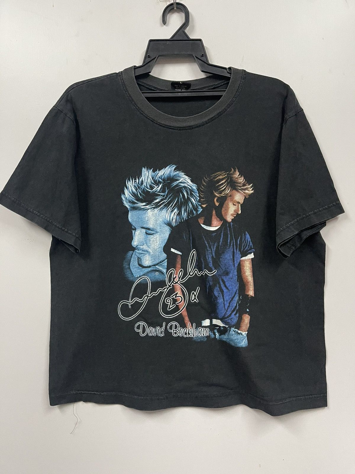 Vintage Bootleg David Beckham Shirt Rap Tees