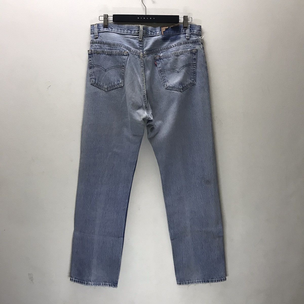 Levi's Vintage 90s Levis 501 Distressed Denim Jeans Size US 34 / EU 50 - 12 Thumbnail