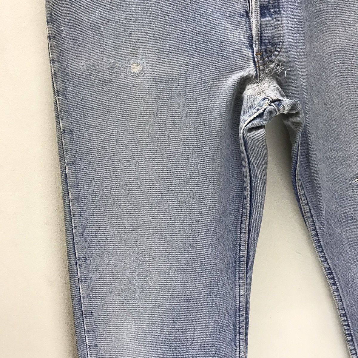 Levi's Vintage 90s Levis 501 Distressed Denim Jeans Size US 34 / EU 50 - 7 Thumbnail