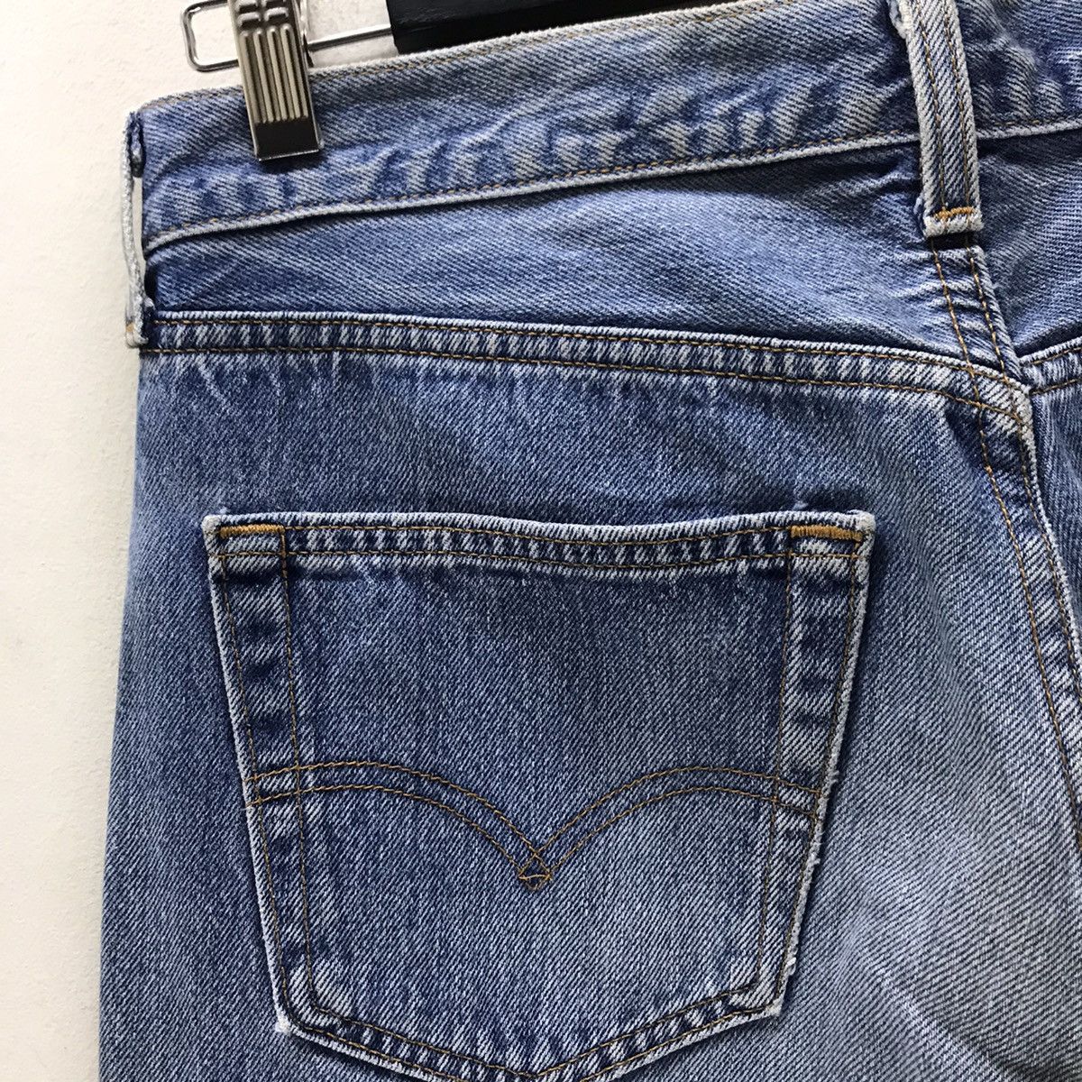 Levi's Vintage 90s Levis 501xx Denim Jeans Nice Faded Size US 33 - 13 Thumbnail