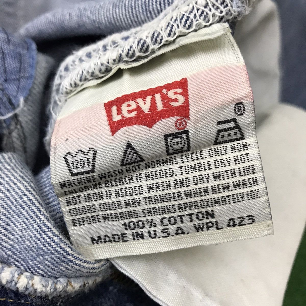 Levi's Vintage 90s Levis 501xx Denim Jeans Nice Faded Size US 33 - 22 Thumbnail
