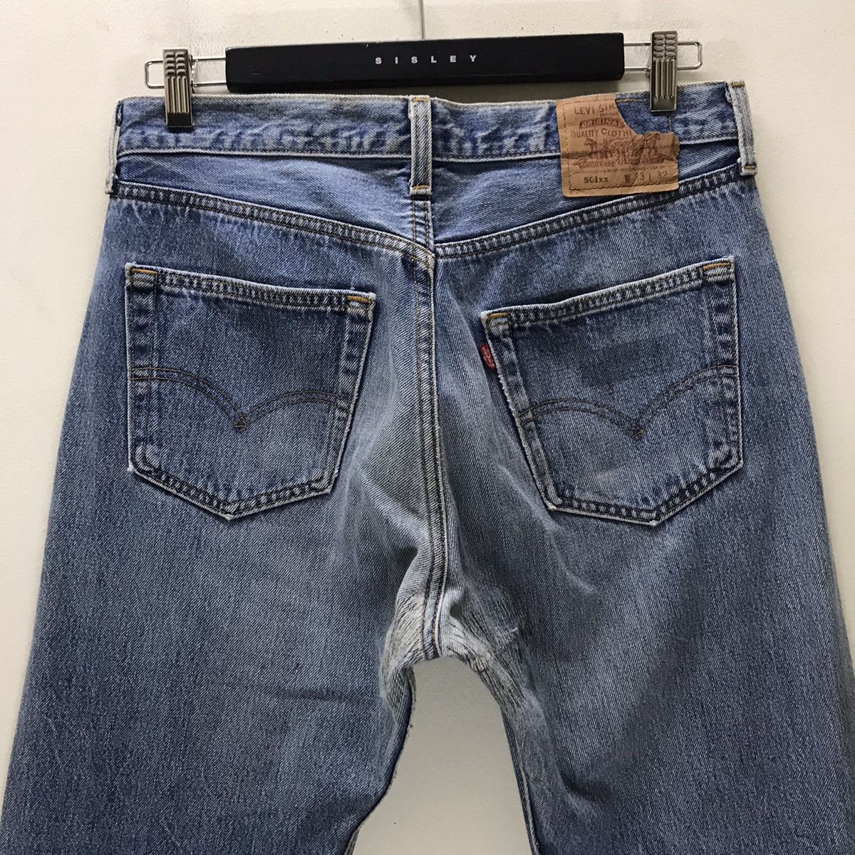 Levi's Vintage 90s Levis 501xx Denim Jeans Nice Faded Size US 33 - 12 Thumbnail