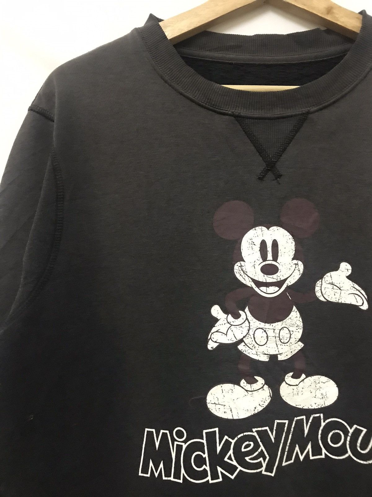 Disney × Mickey Mouse Disney Mickey Mouse Sweatshirt Crewneck Big Logo Size US L / EU 52-54 / 3 - 5 Thumbnail