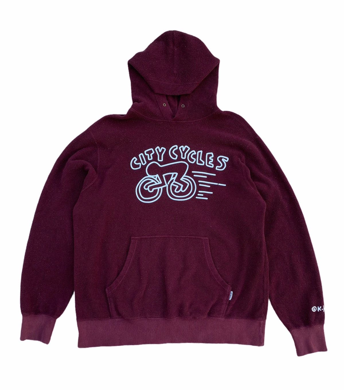 Keith Haring × Uniqlo × Vintage Vintage Japan Uniqlo Keith Haring City Cycles Fleece Hoodie Size US M / EU 48-50 / 2 - 2 Thumbnail