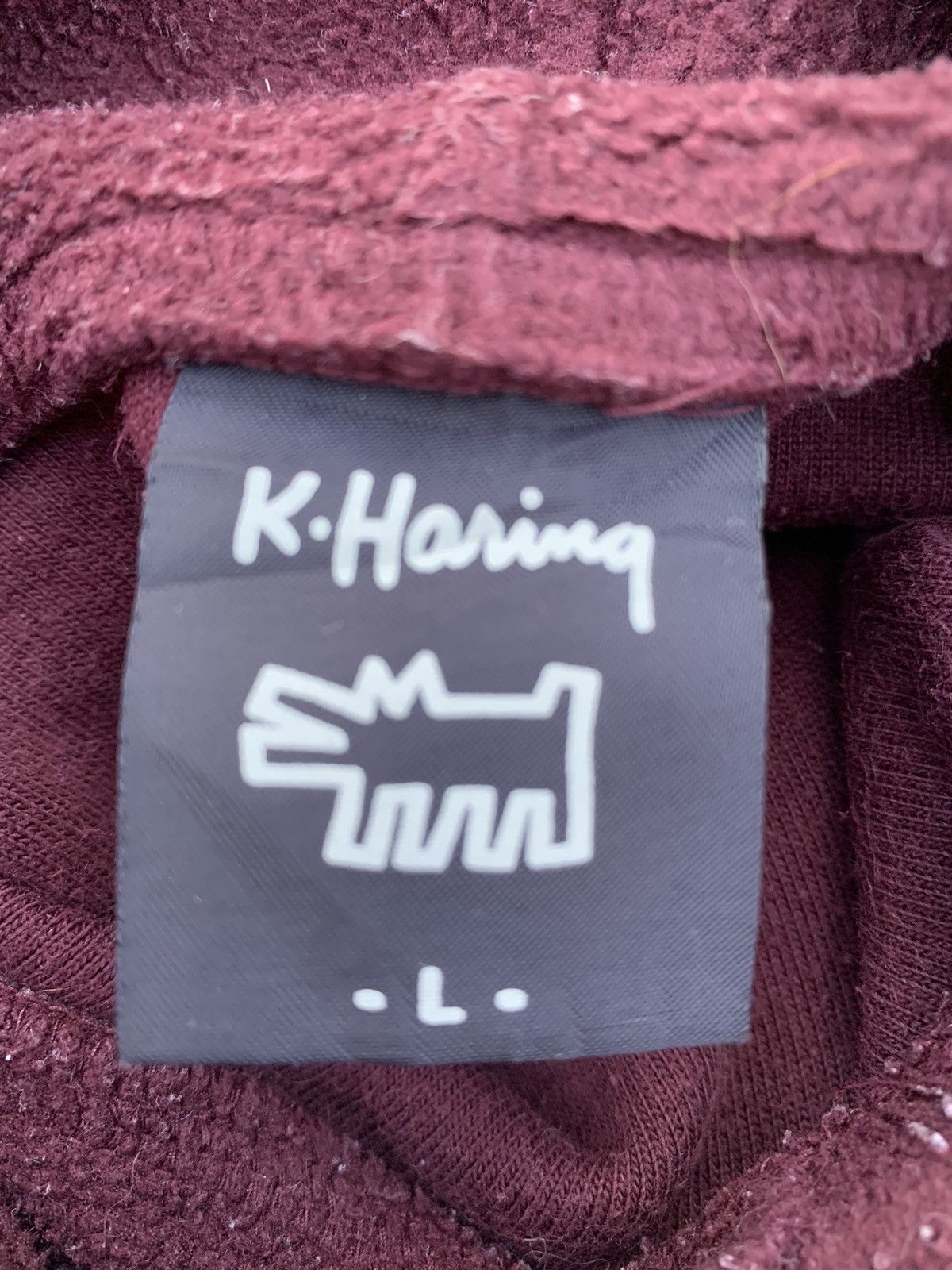 Keith Haring × Uniqlo × Vintage Vintage Japan Uniqlo Keith Haring City Cycles Fleece Hoodie Size US M / EU 48-50 / 2 - 5 Thumbnail