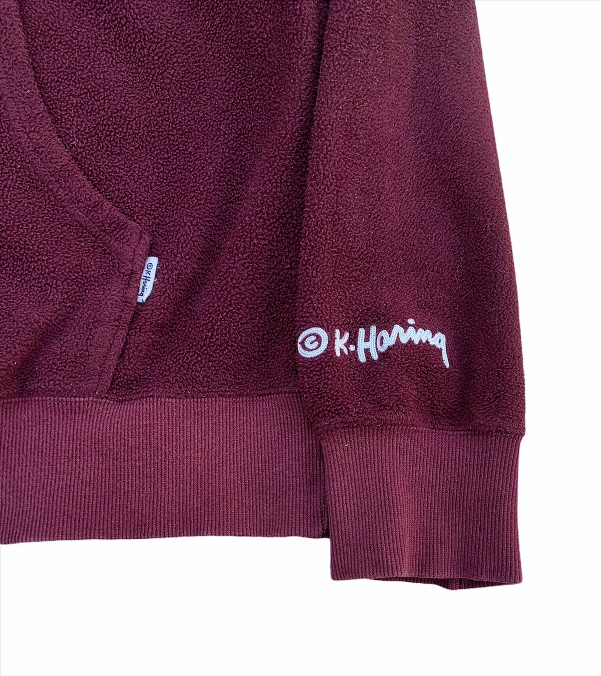 Keith Haring × Uniqlo × Vintage Vintage Japan Uniqlo Keith Haring City Cycles Fleece Hoodie Size US M / EU 48-50 / 2 - 4 Thumbnail