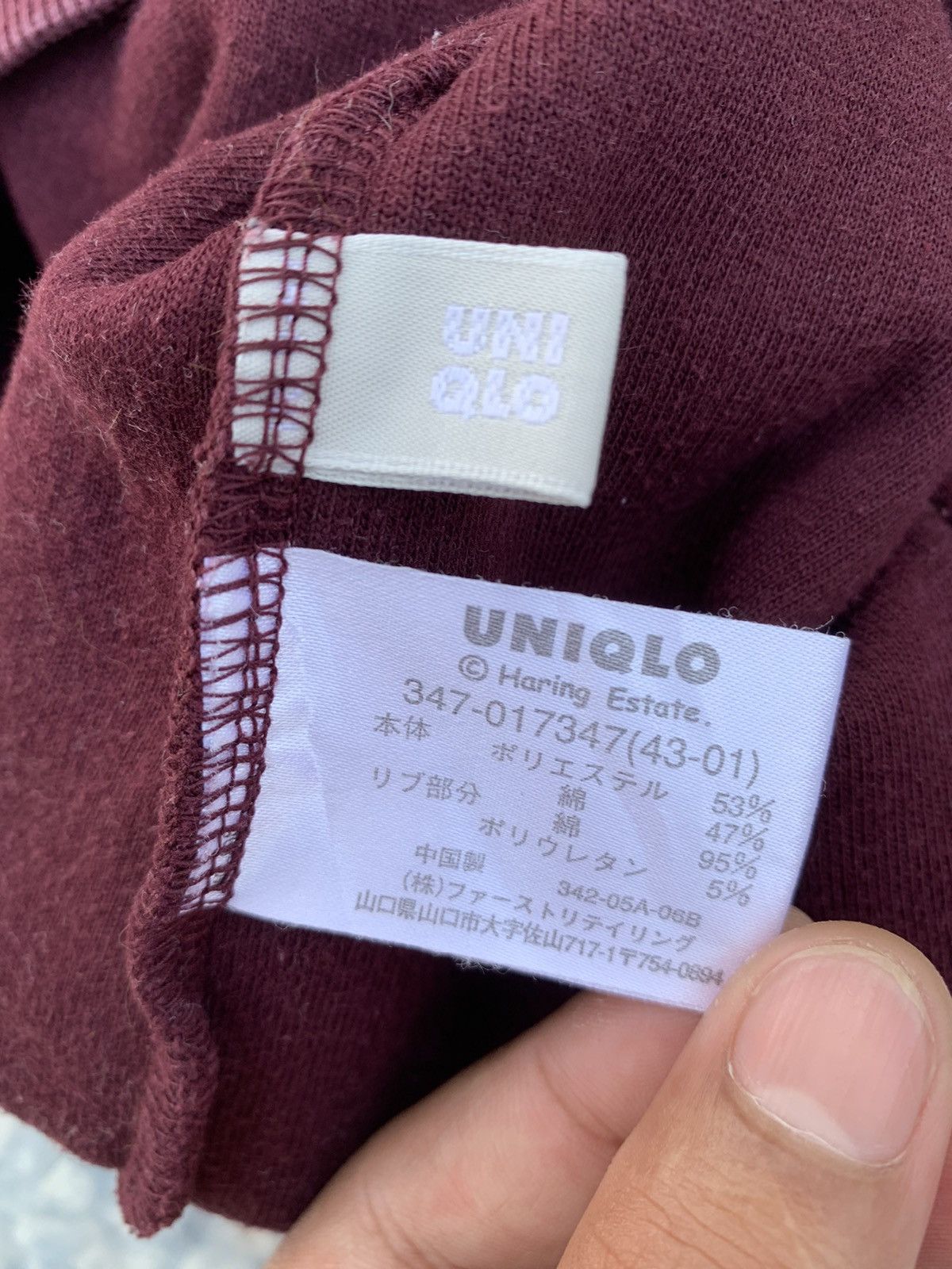 Keith Haring × Uniqlo × Vintage Vintage Japan Uniqlo Keith Haring City Cycles Fleece Hoodie Size US M / EU 48-50 / 2 - 6 Thumbnail