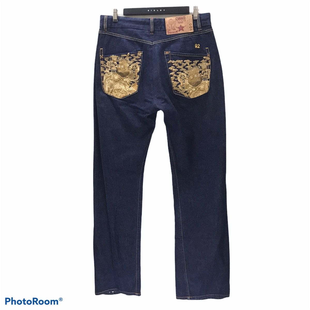 Ciano Farmer Ciano Farmer Denim Embroidery Dragon Emperor's Size US 32 / EU 48 - 2 Thumbnail