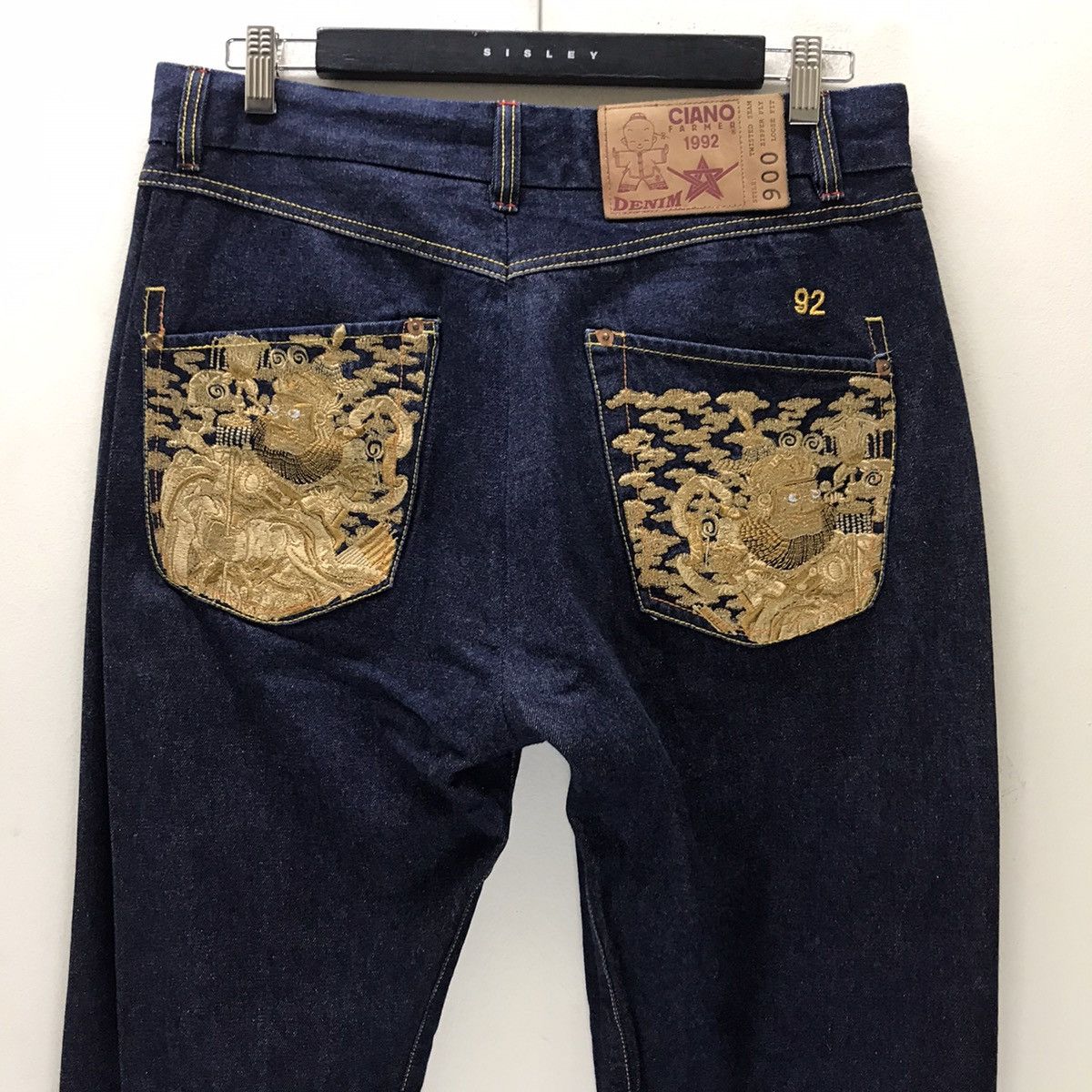 Ciano Farmer Ciano Farmer Denim Embroidery Dragon Emperor's Size US 32 / EU 48 - 11 Thumbnail
