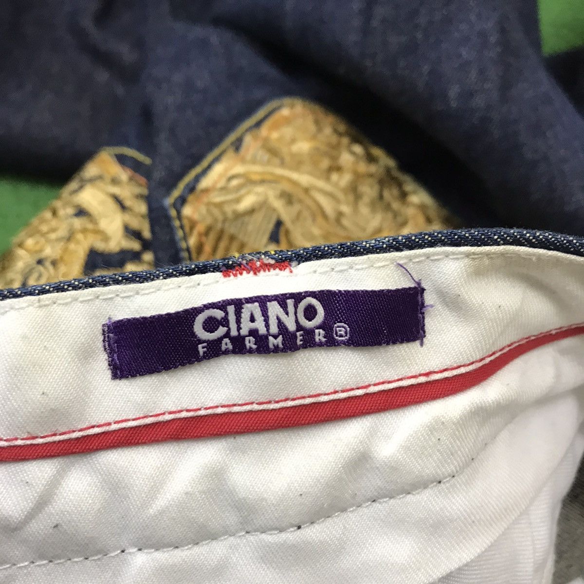 Ciano Farmer Ciano Farmer Denim Embroidery Dragon Emperor's Size US 32 / EU 48 - 21 Thumbnail