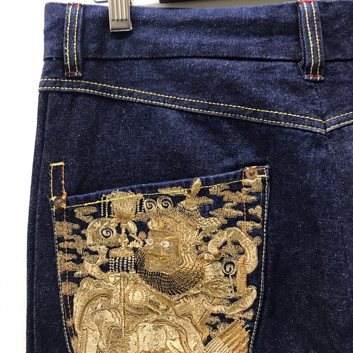 Ciano Farmer Ciano Farmer Denim Embroidery Dragon Emperor's Size US 32 / EU 48 - 12 Thumbnail