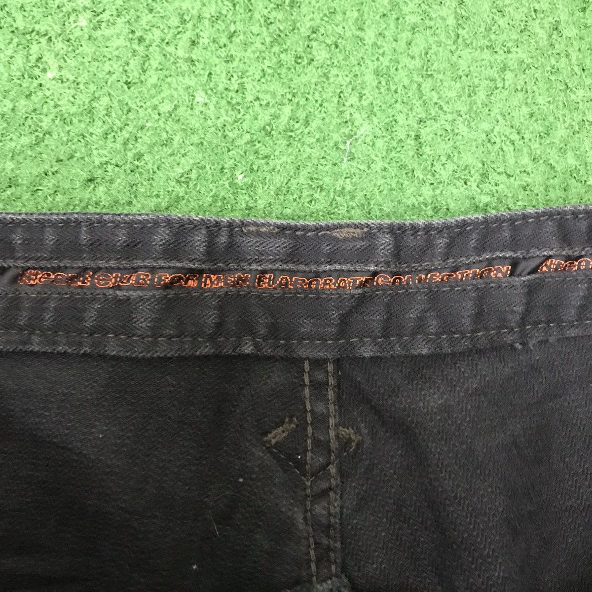 Japanese Brand Nicole Club For Men Denim Flares Jeans Nice Design Size US 31 - 20 Thumbnail