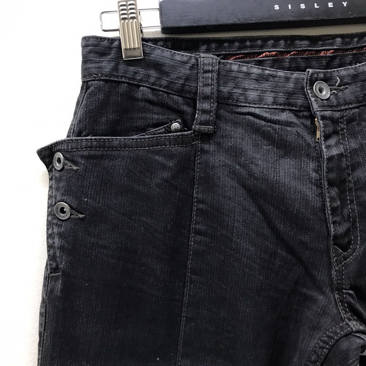 Japanese Brand Nicole Club For Men Denim Flares Jeans Nice Design Size US 31 - 4 Thumbnail