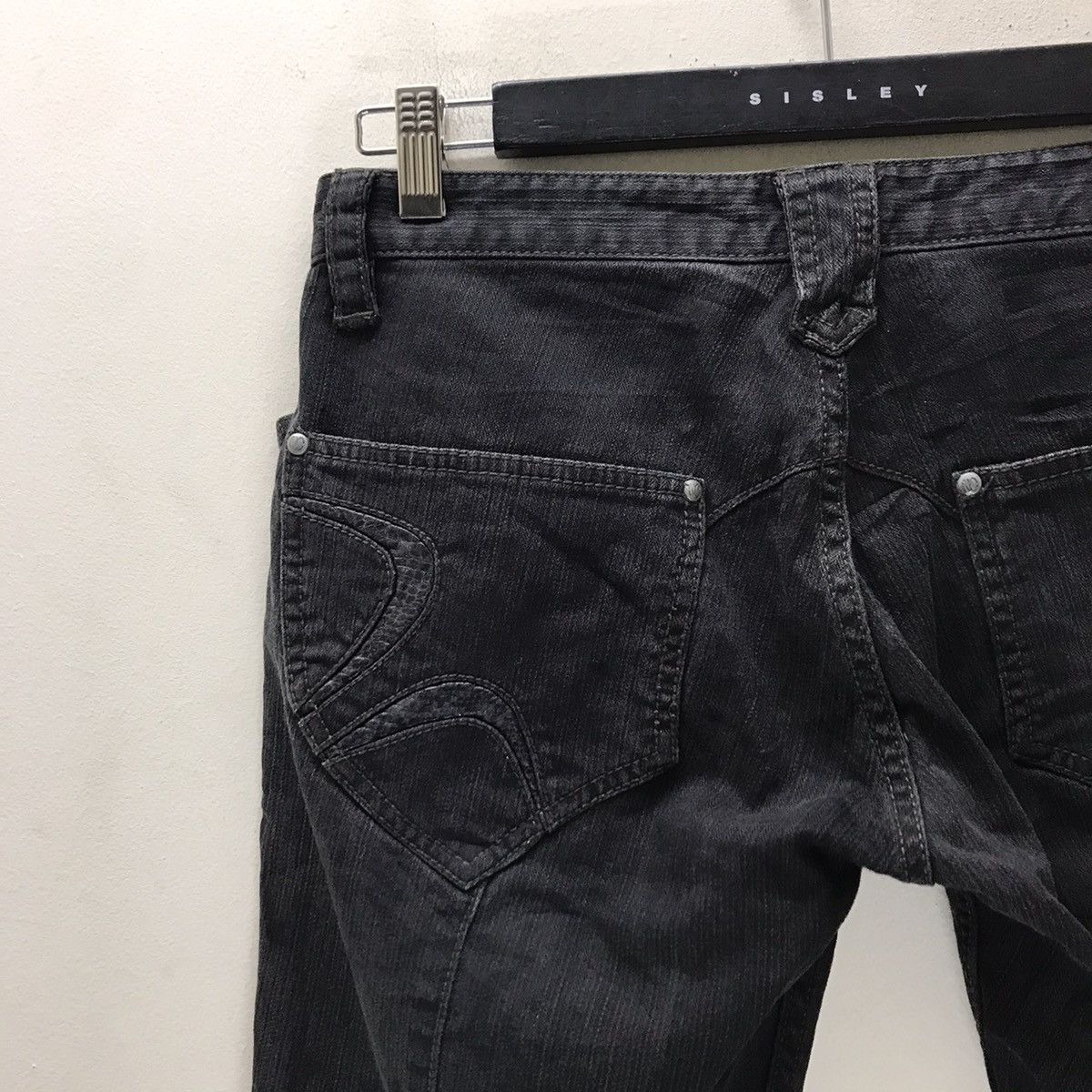 Japanese Brand Nicole Club For Men Denim Flares Jeans Nice Design Size US 31 - 12 Thumbnail