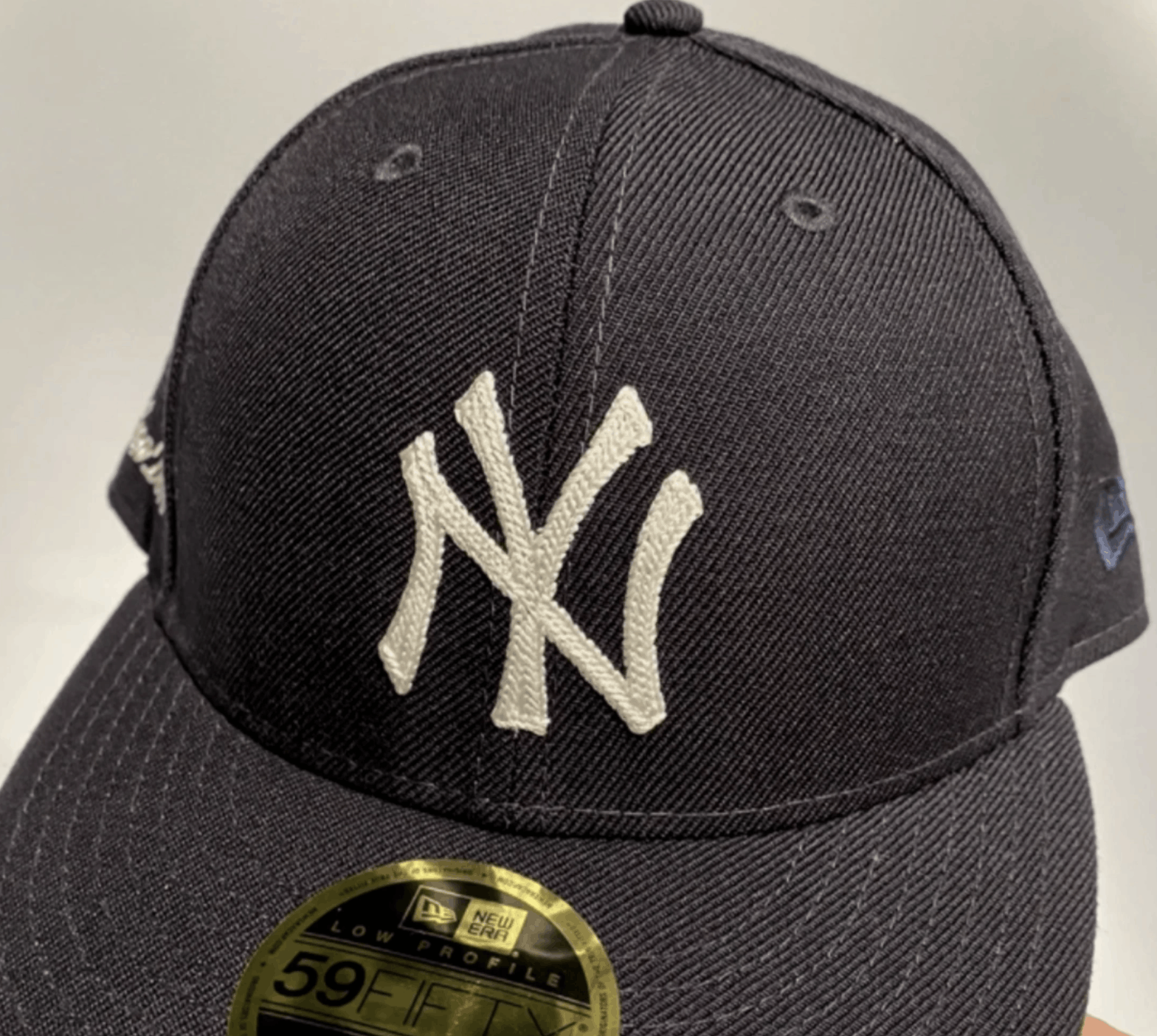 New Era (size 7) ALD / New Era Chain Stitch Yankee Hat (NAVY) | Grailed