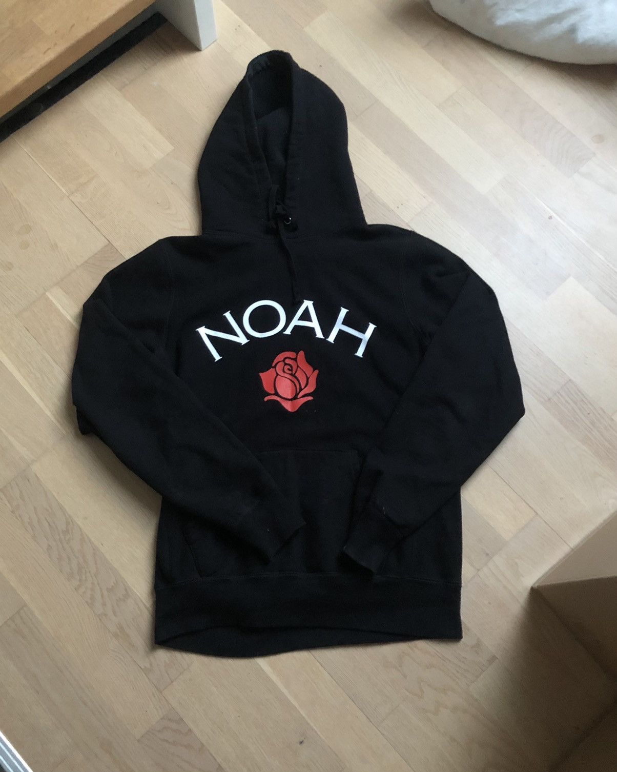 Noah NOAH - Rose Logo Hoodie - Black | Grailed