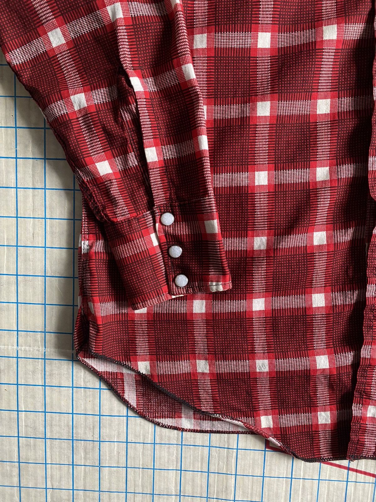 Flannel × Vintage Vintage Pearl Snap Flannel Button Up Shirt Size Medium Size US M / EU 48-50 / 2 - 6 Thumbnail