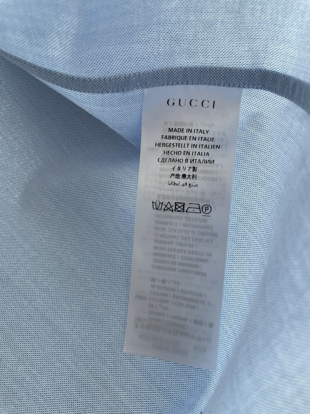 Gucci Brand New Limited Edition Rare LOVED Embroidery Logo Shirt Size US XL / EU 56 / 4 - 16 Thumbnail