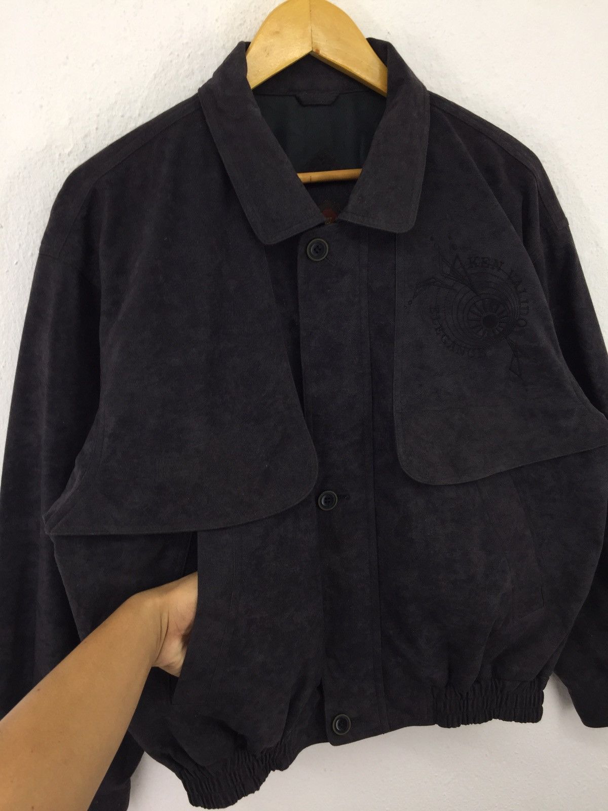 Japanese Brand × Vintage KenValido Vintage Velvet Blouson Jacket Size US M / EU 48-50 / 2 - 8 Thumbnail