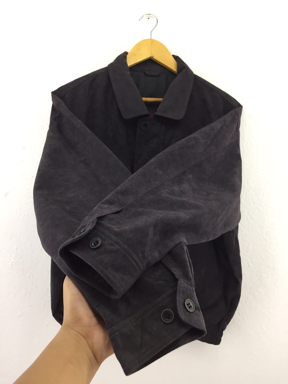 Japanese Brand × Vintage KenValido Vintage Velvet Blouson Jacket Size US M / EU 48-50 / 2 - 7 Thumbnail