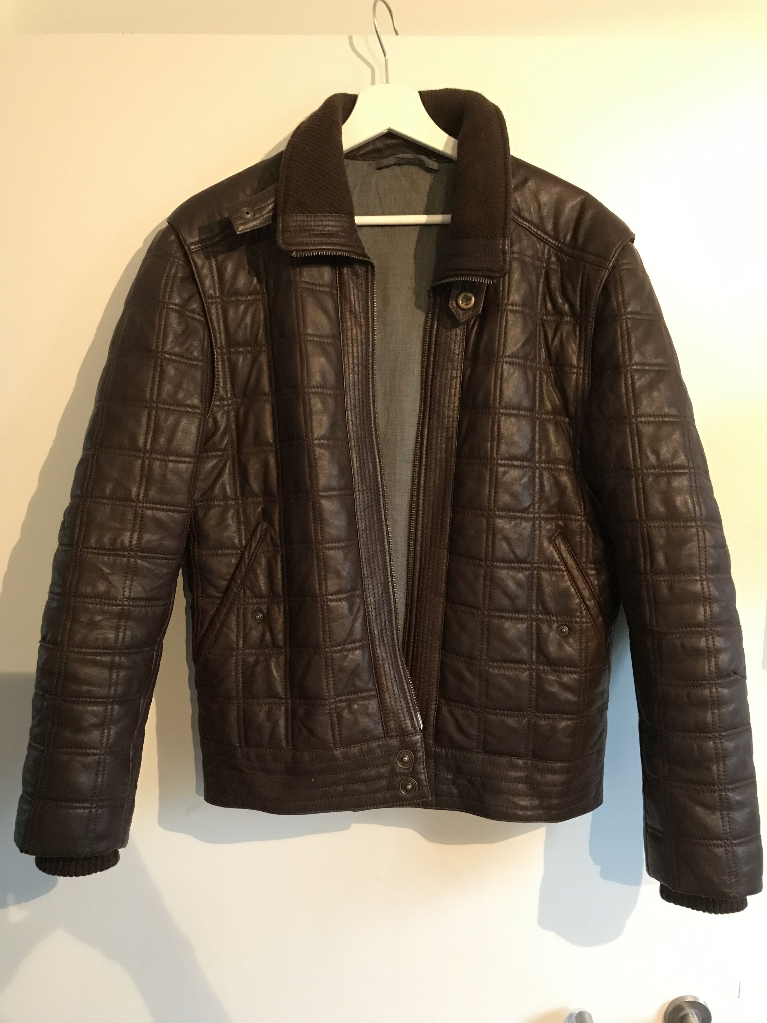 Class Roberto Cavalli buy Leather Jacket