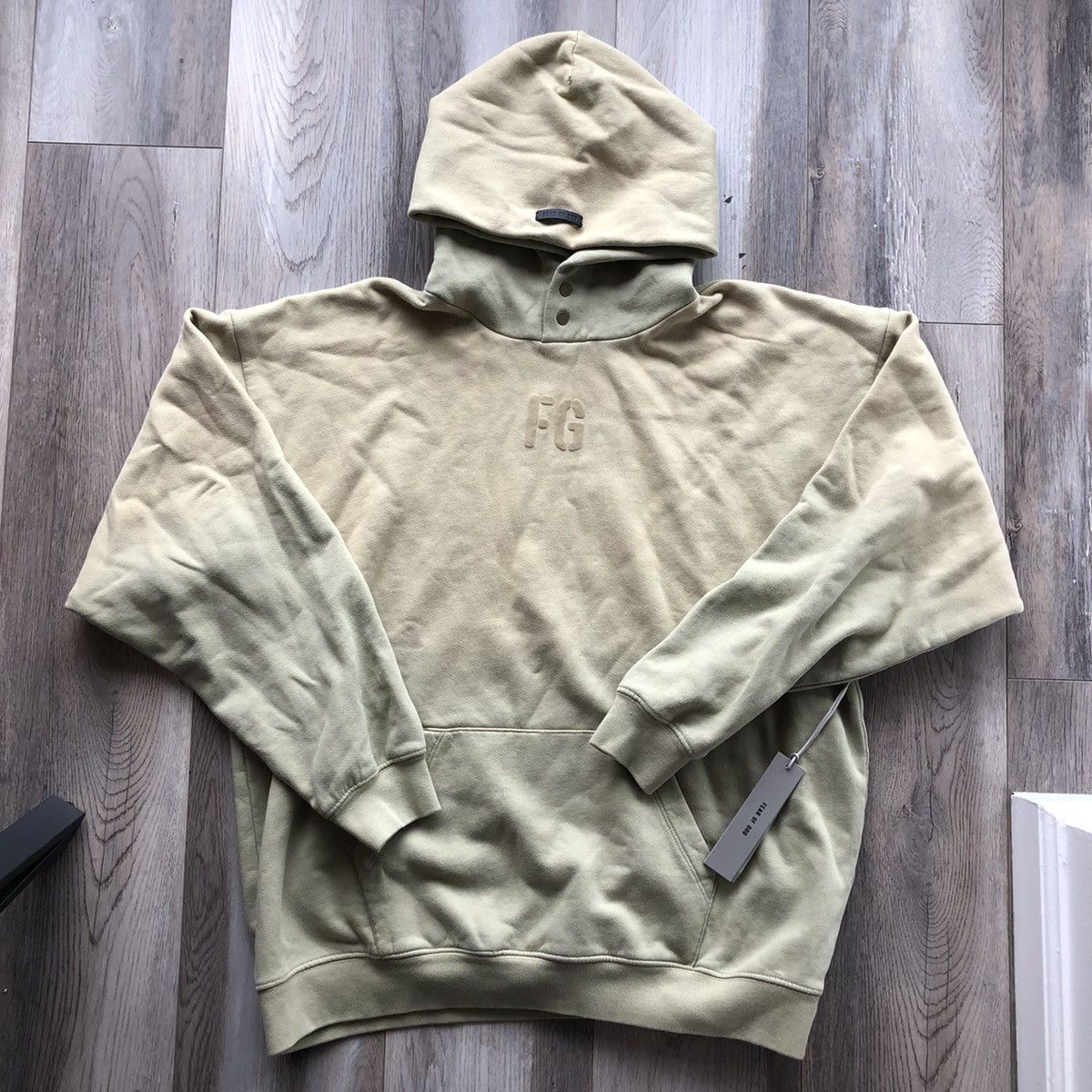 Fear of God Seventh Collection “FG” Vintage Hoodie | Grailed