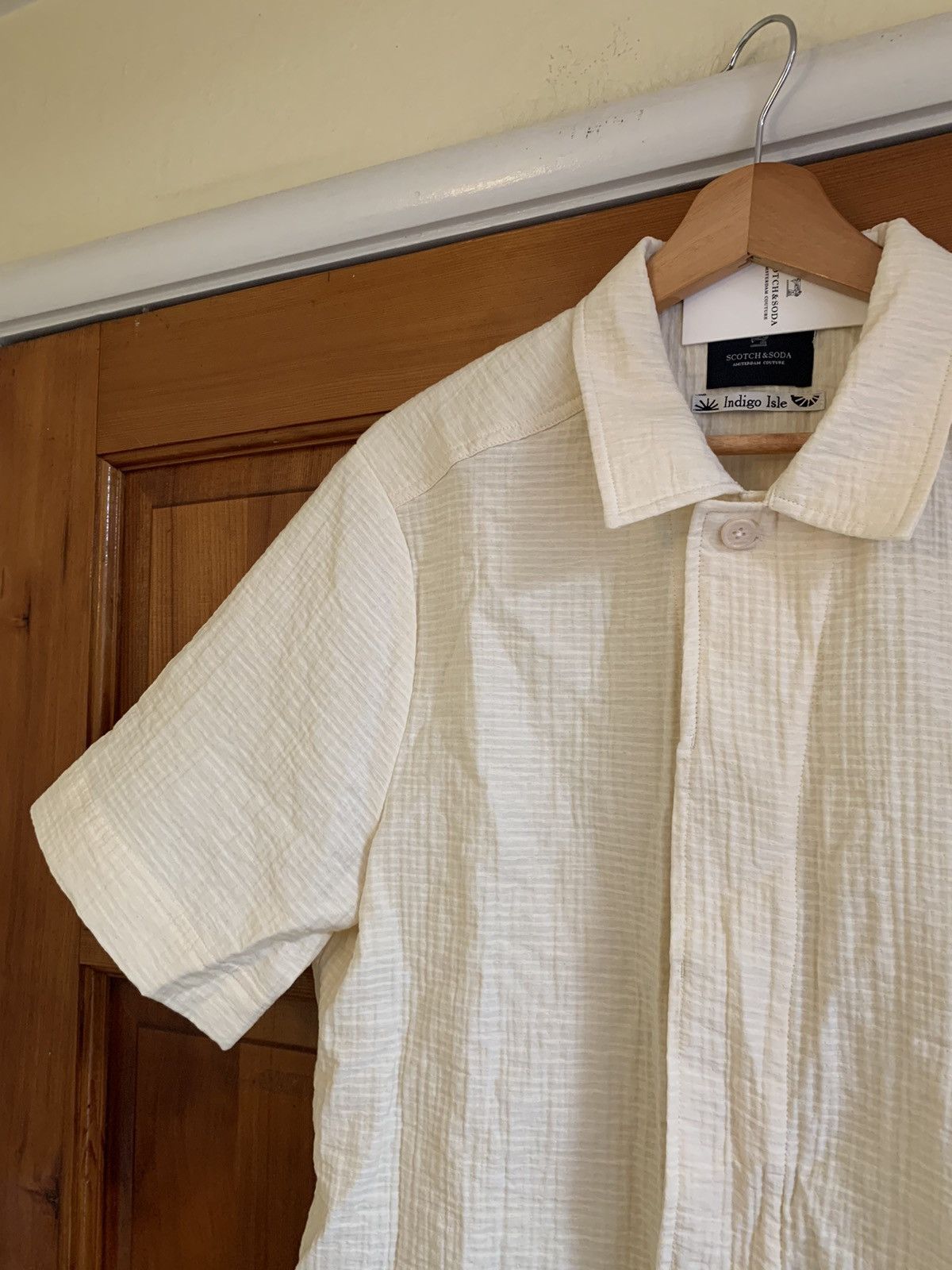 Designer × Scotch & Soda *RARE* New Scotch & Soda Indigo Isle Vacation Shirt - M Size US M / EU 48-50 / 2 - 2 Thumbnail