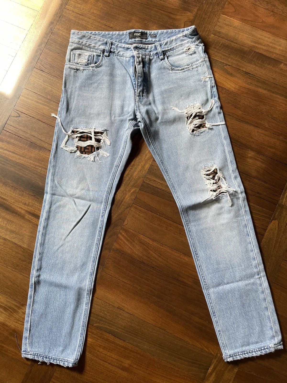 Fendi Fendi Monogram Jeans Size US 32 / EU 48 - 1 Thumbnail