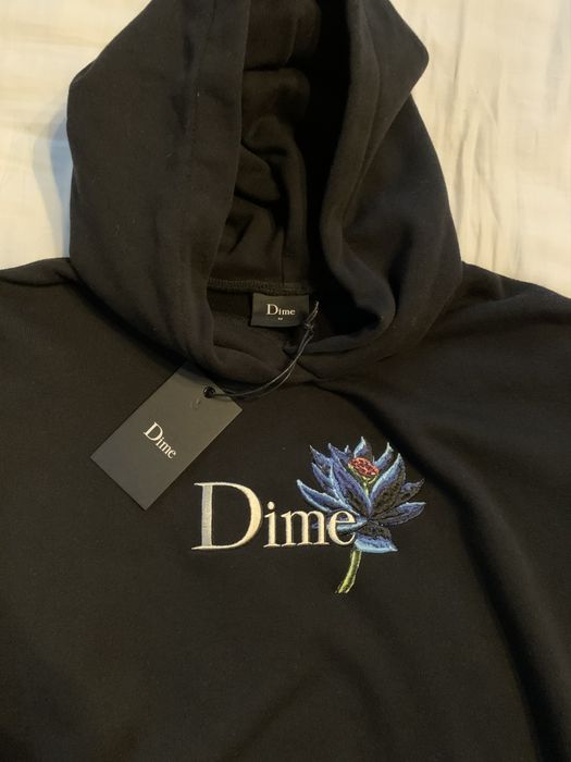 Dime DIME BLACK LOTUS HOODIE | Grailed