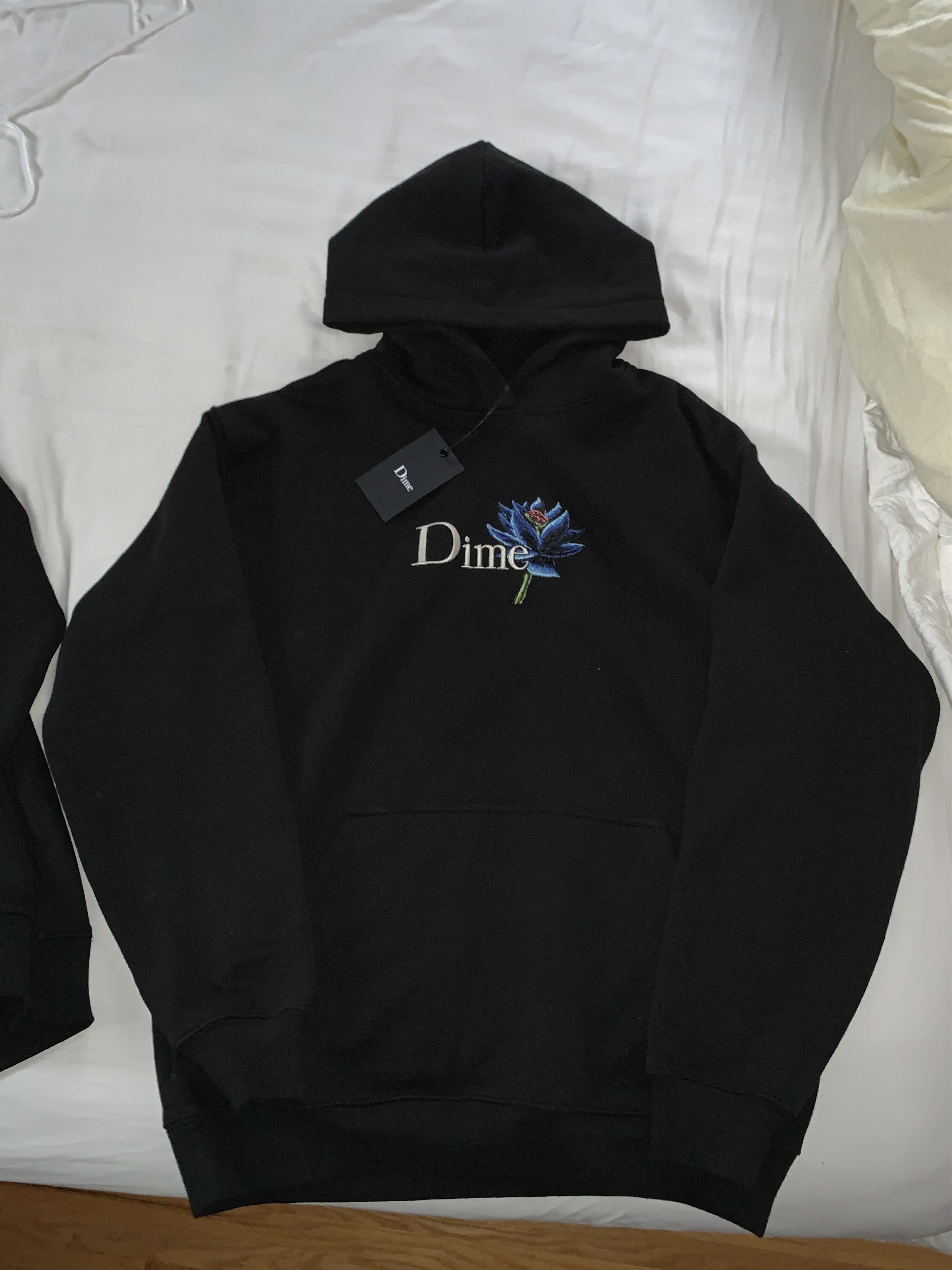 Dime DIME BLACK LOTUS HOODIE | Grailed