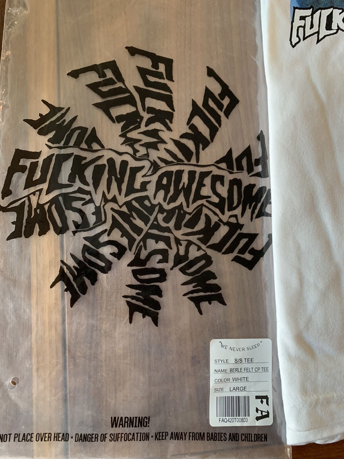 Fucking Awesome final⤵️ FA Berle Felt Cp Size US L / EU 52-54 / 3 - 4 Thumbnail