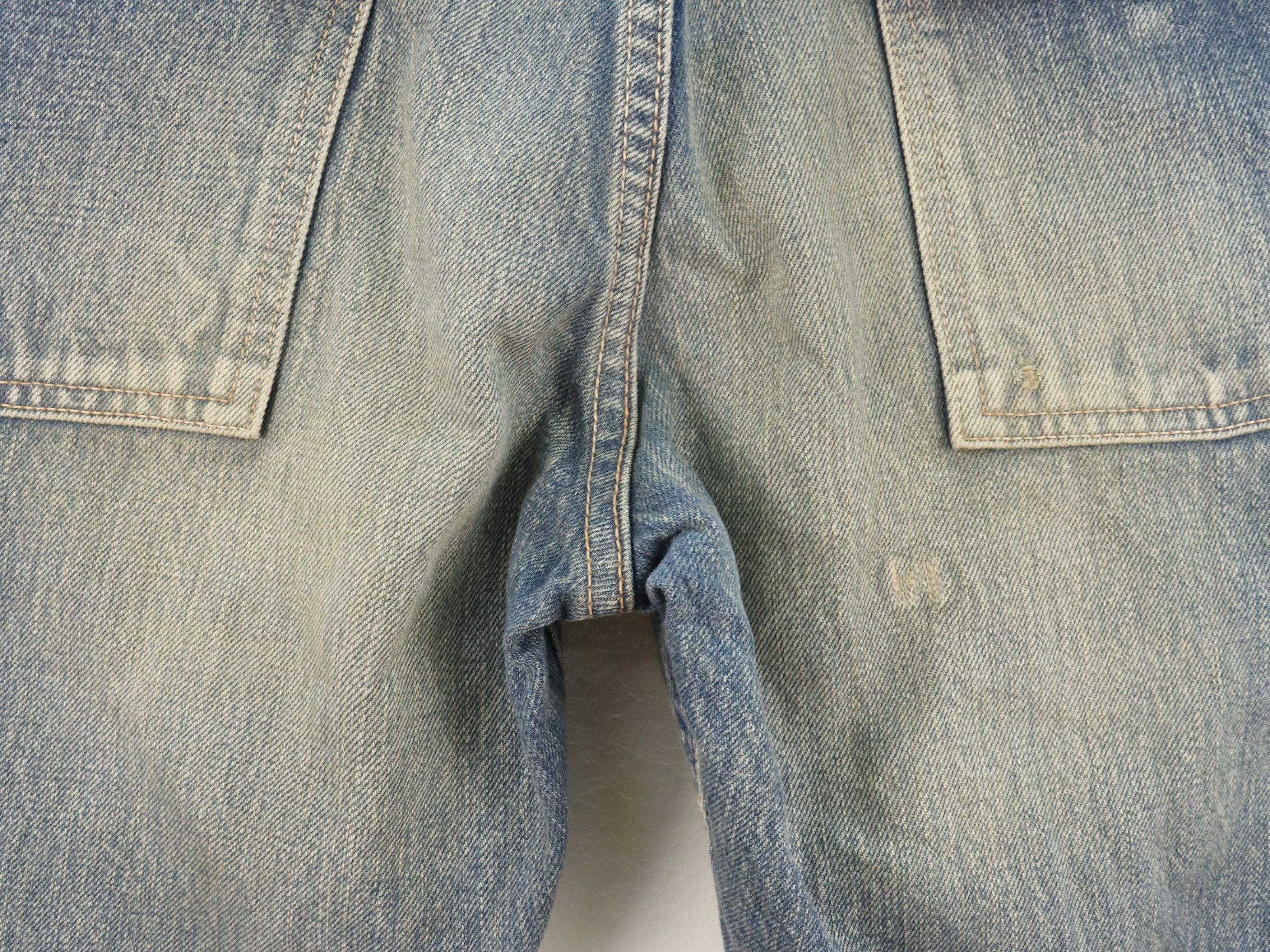 Kapital KK Rare Patchwork Distressed Straight Slim Bush Pant Denim Size US 30 / EU 46 - 10 Thumbnail