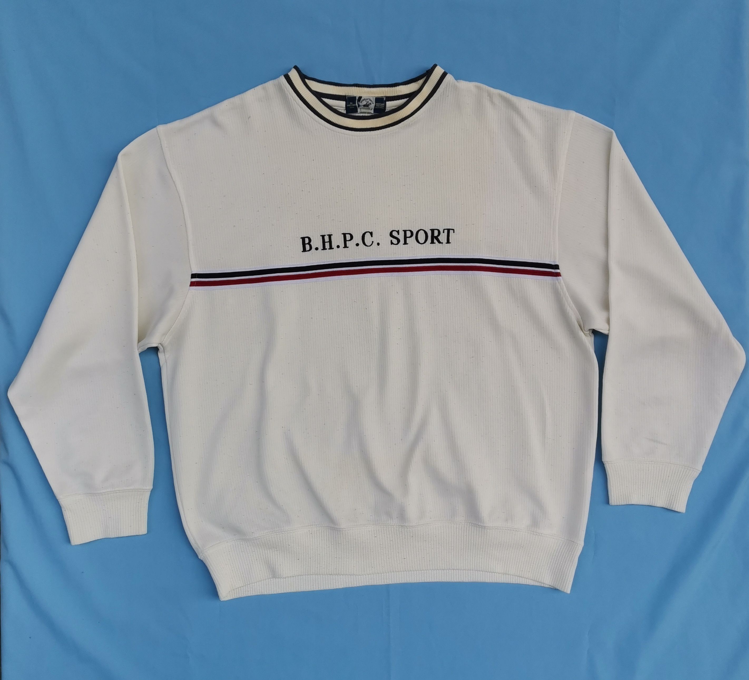 Vtg Beverly Hill's Polo Club Sport Big Logo Sweatshirt