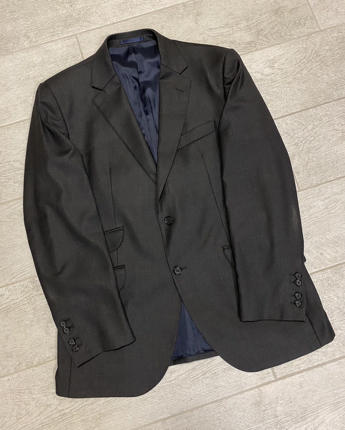 Loro Piana Hackett Ing Loro Piana Grey Super 120’s Wool Blazer | Grailed