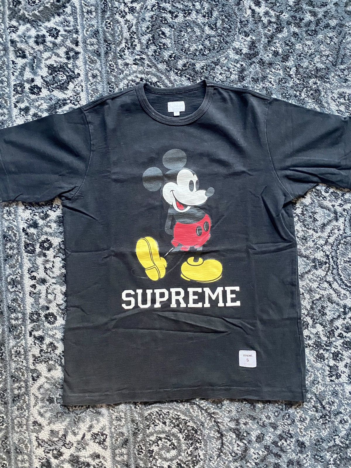 Disney × Supreme FW09 Mickey Mouse Shirt Size US S / EU 44-46 / 1 - 1 Thumbnail
